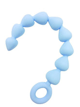 Sex In The Shower Blue Silicone Anal Beads Anal Beads and Balls